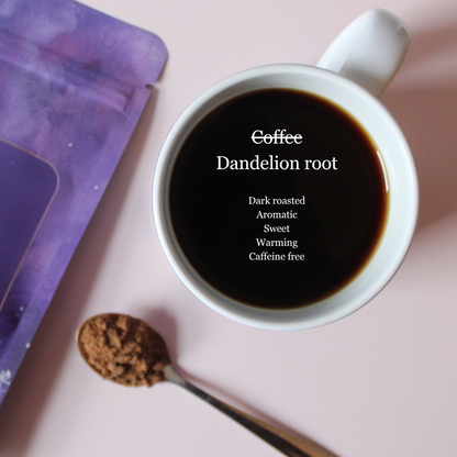 Dandelion Essence: the coffee alternative made from roasted dandelion root